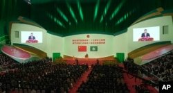 Chinese President Xi Jinping speaks during the inauguration of Sam Hou Fai, newly sworn in for Macao's chief executive, marking the 25th anniversary of Macao's handover from Portugal to China, in Macao, Dec. 20, 2024.