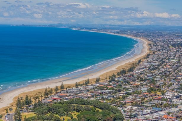 New Zealand, North Island, Bay Of Plenty, Papamoa, between Mount Manganui and Maketu,