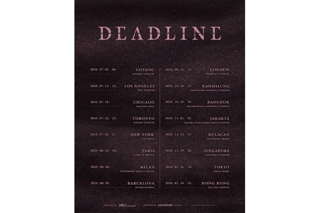 blackpink deadline kaohsiung taiwan live nation when how to buy ticket