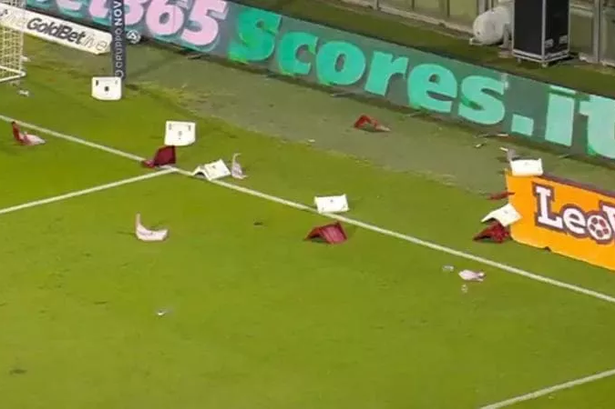 The game was abandoned