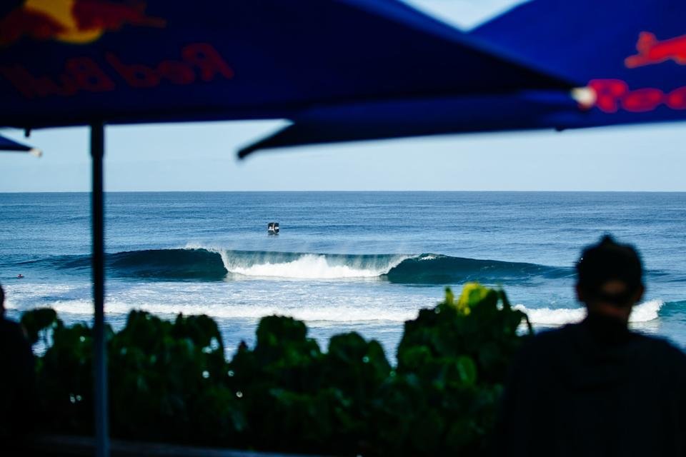 Some of the best waves on the planet are a result of refraction. Here's Pipeline, all glorious.