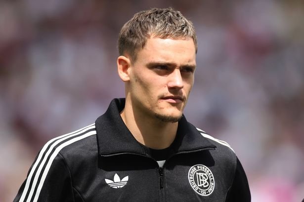 Florian Wirtz of Germany looks on prior to the UEFA Nations League 2025 third place match between Germany and France at Stuttgart Arena