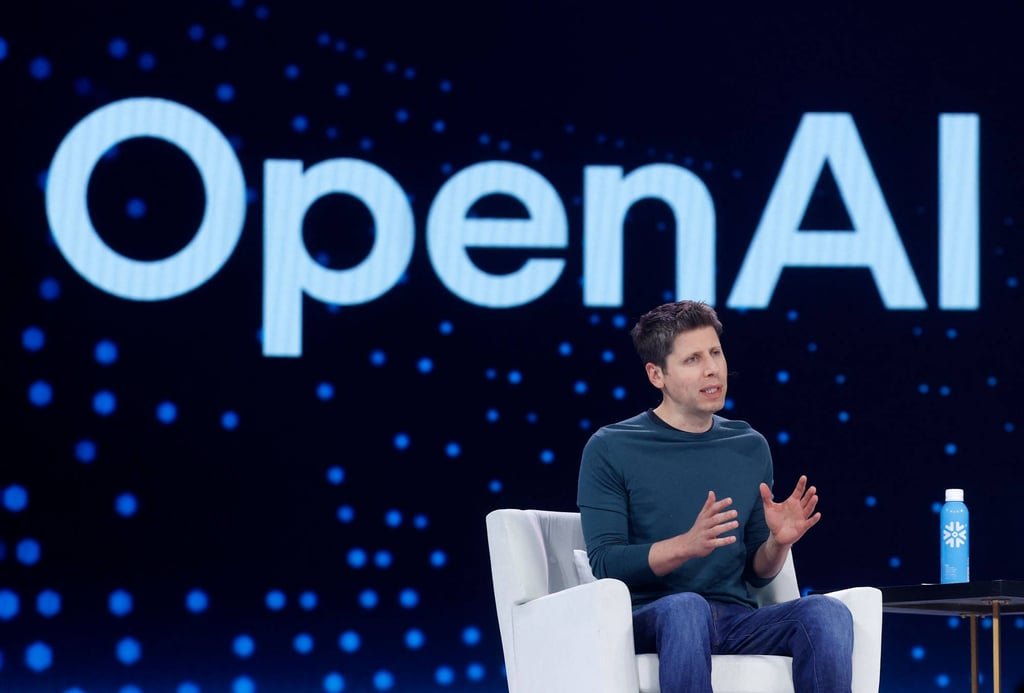 Open AI CEO Sam Altman speaks at an event in San Francisco, California, earlier this month. Photo: Getty Images/AFP