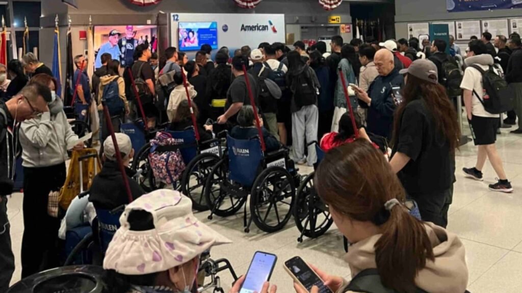 Dozens left stranded by Hong Kong’s Cathay after flight from New York cancelled