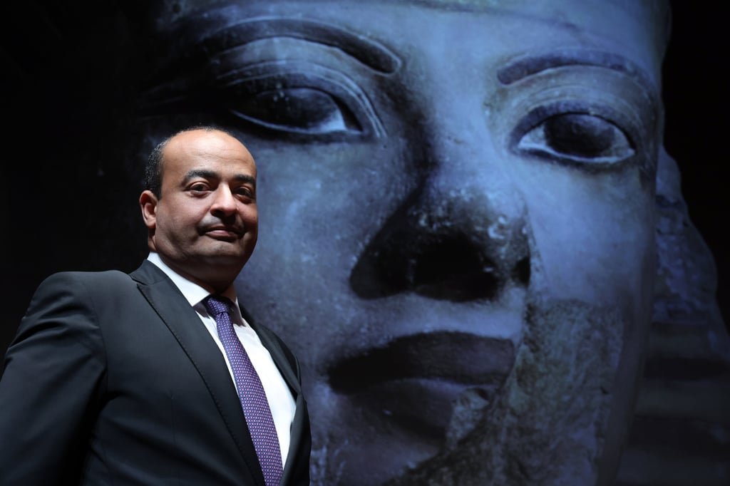 Dr Mohamed Ismail Khaled, secretary general of Egypt’s Supreme Council of Antiquities, said he hopes the exhibition will encourage travellers from Hong Kong and mainland China to visit his country. Photo: Dickson Lee