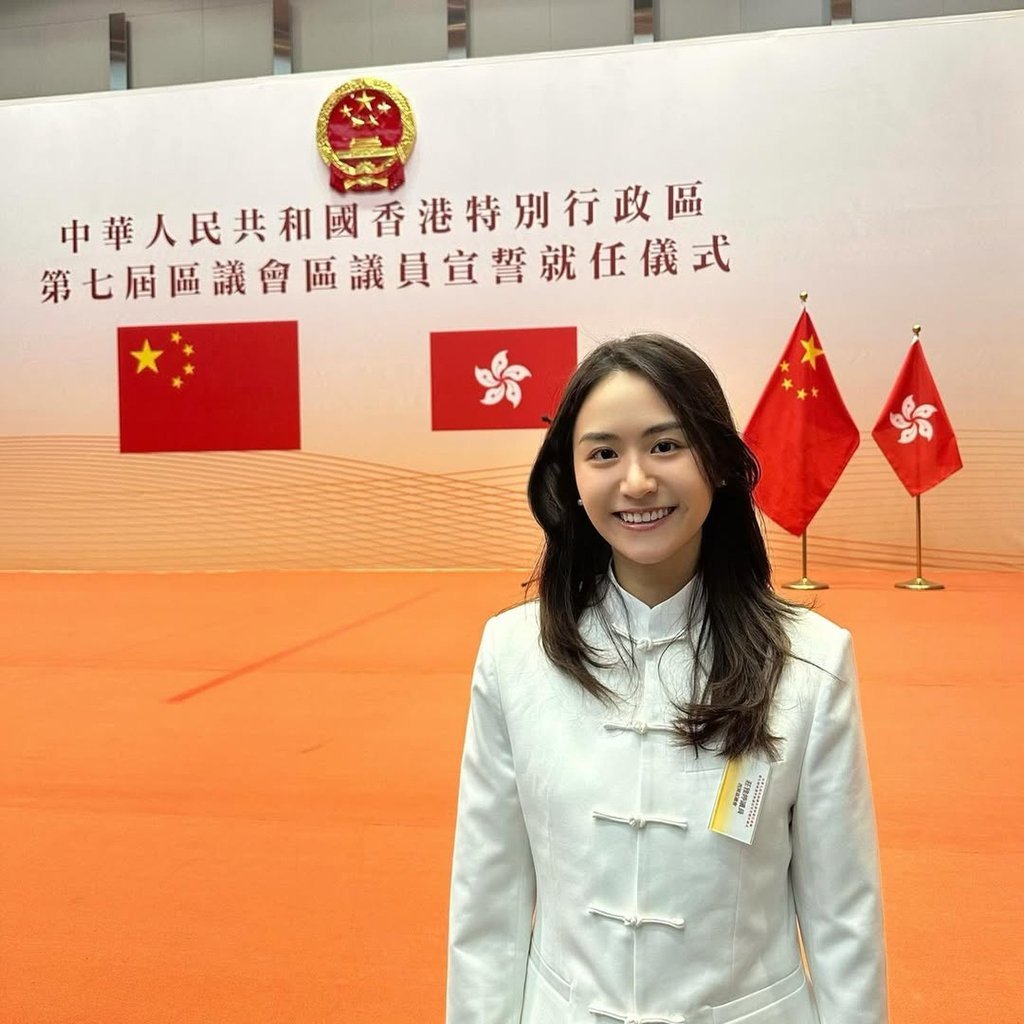 Angel Chong is Hong Kong’s youngest district councillor. Photo: Instagram