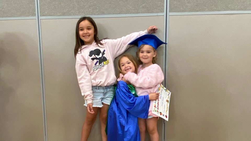 Travis Decker’s daughters, Paityn, Evelyn and Olivia - Whitney Decker