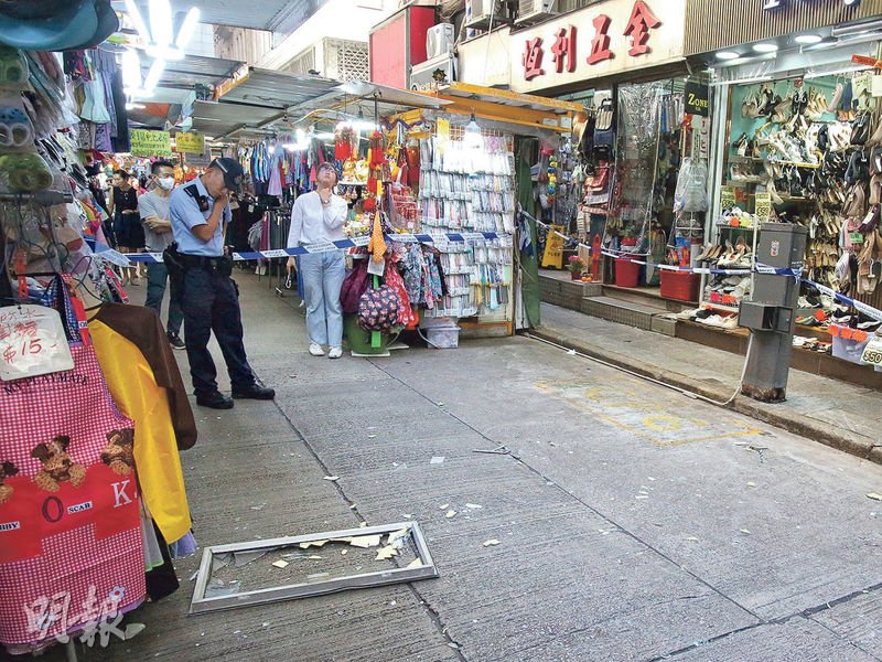 太原街高空墜窗 途人濺傷 - 20250624 - 港聞 - 每日明報