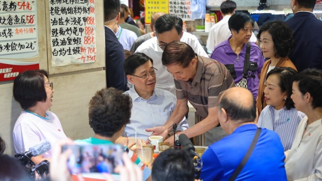 John Lee pledges to improve Hongkongers’ lives amid ‘restructuring’ of economy