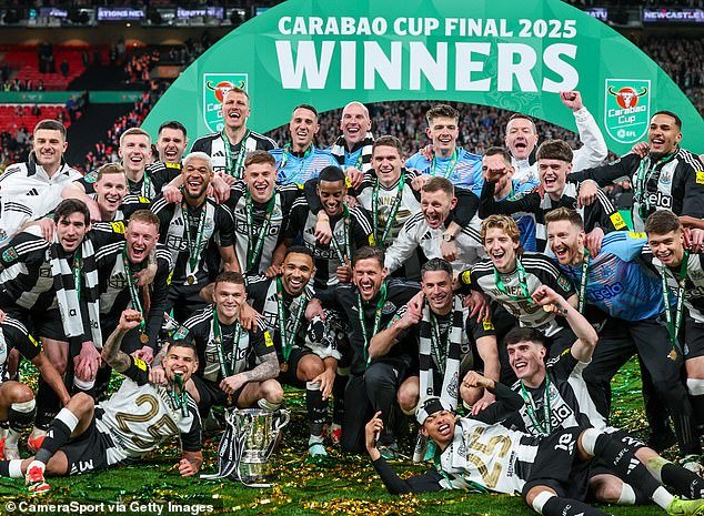 Liverpool are interested in signing Newcastle winger Anthony Gordon (middle row, 3rd right)