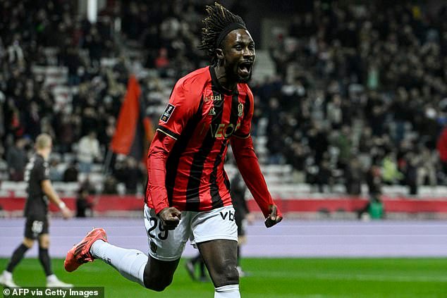 Striker Evann Guessand is subject to Premier League interest from both West Ham and Wolves