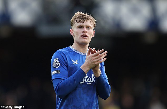 Everton defender Jarrad Branthwaite is poised to sign a new five-year contract with the club