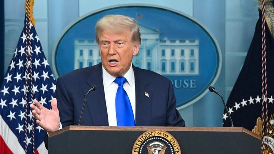 Donald Trump’s remarks come after the White House indicated positive developments in trade relations with China last week.(File/AFP)