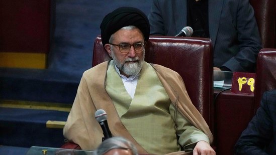Iranian Intelligence Minister Esmail Khatib attends the inauguration ceremony of the 6th term of the Assembly of Experts in Tehran, Iran, May 21.(AP)