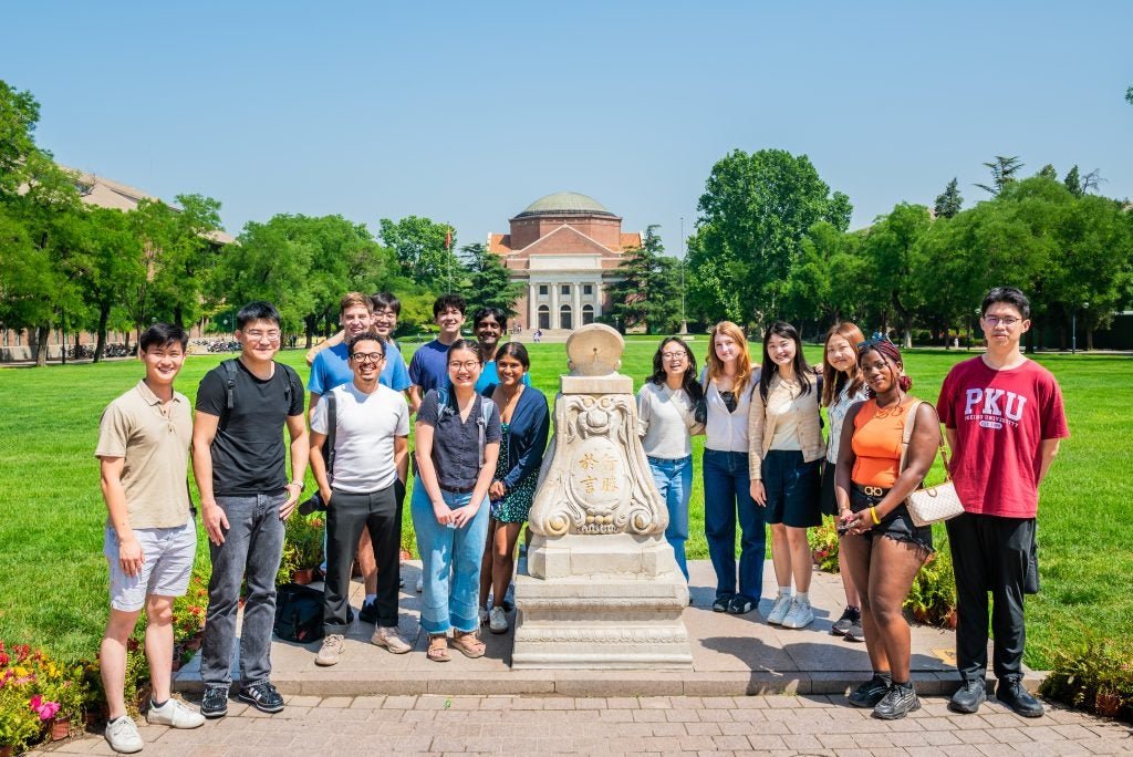 Students outside