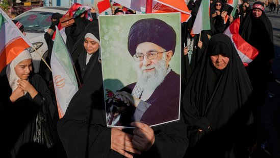 Iranian Supreme Leader Khamenei had warned of the US of severe consequences in case of its intervention.(AP)