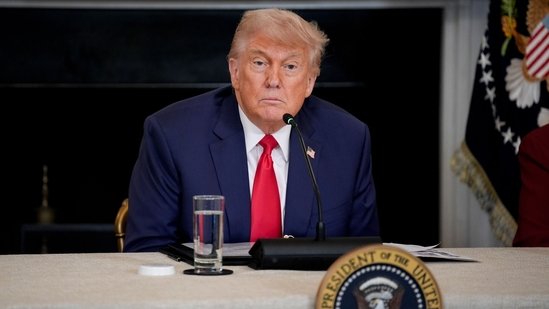 US President Donald Trump said he never gets credits for resolving conflicts of several countries.(AP)