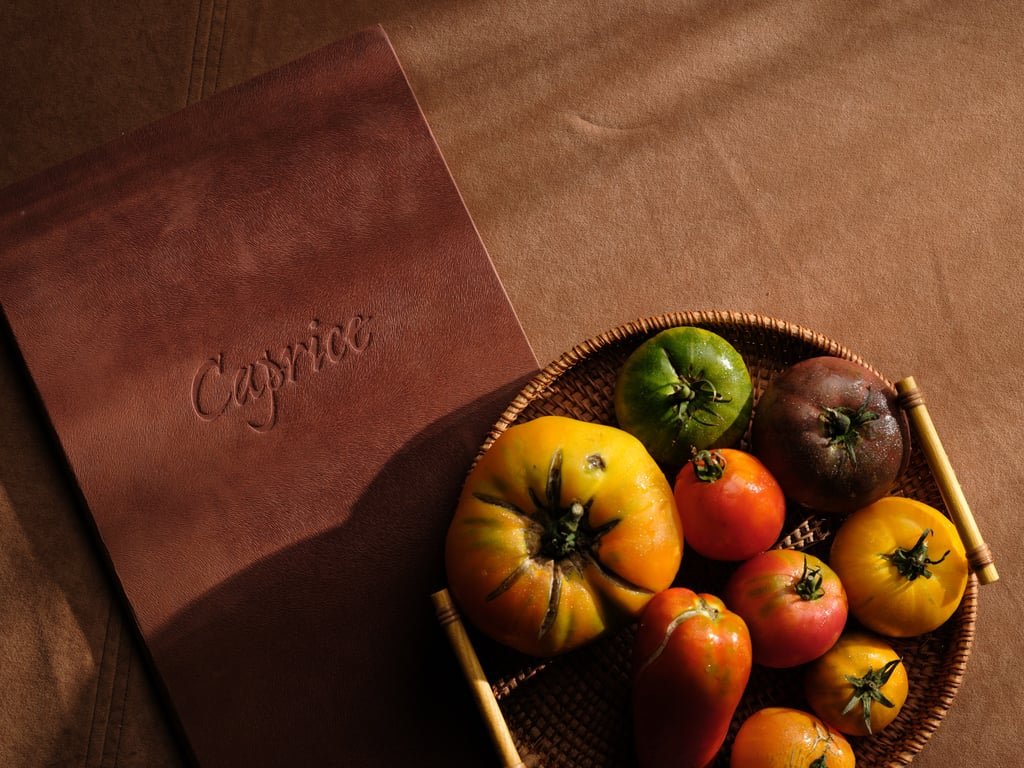 Caprice in Hong Kong uses tomatoes grown by chef Guillaume Galliot’s mother in France. Photo: Handout