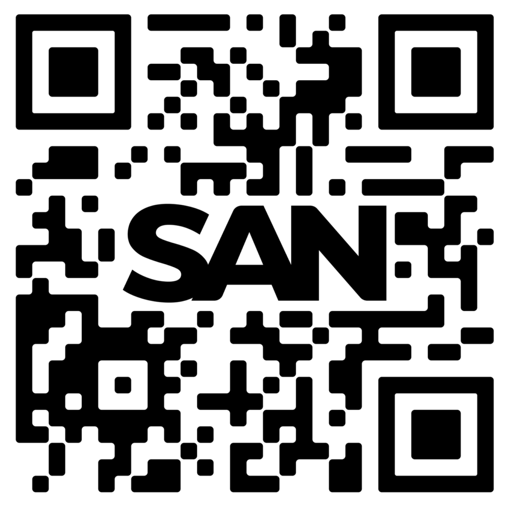 QR code for SAN app download