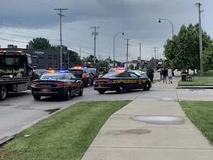 Car dealership employees chase teen accused of stealing car, causing crash on busy road