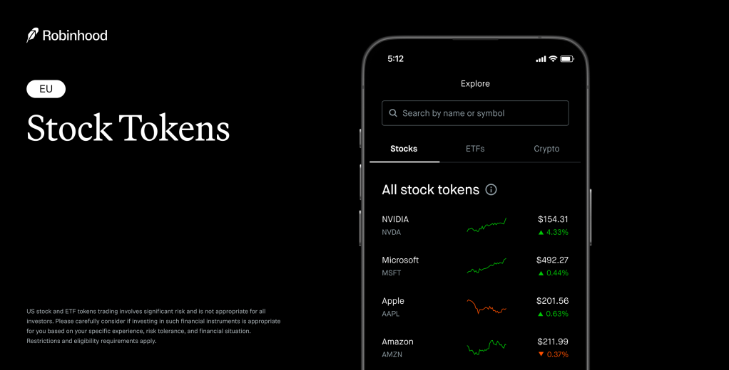 Robinhood Launches Stock Tokens, Reveals Layer 2 Blockchain, and Expands Crypto Suite in EU and US with Perpetual Futures and Staking
