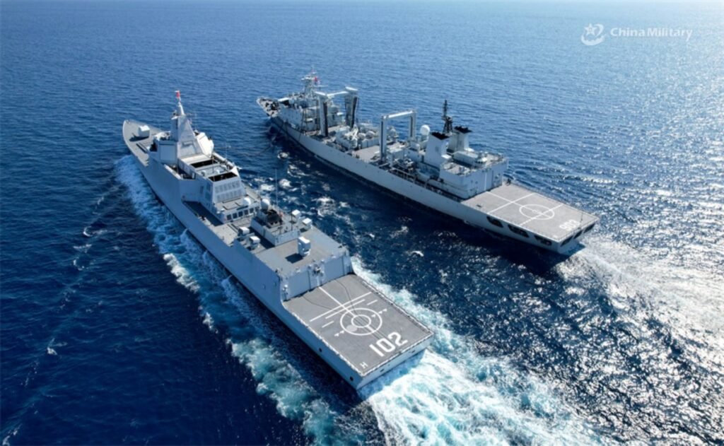 Chinese Navy Conducts Training Exercise
