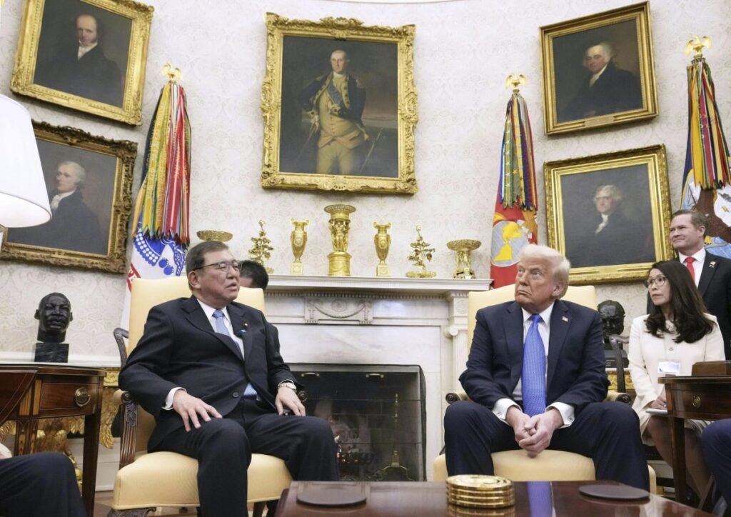 Donald Trump Meets Japanese Prime Minister