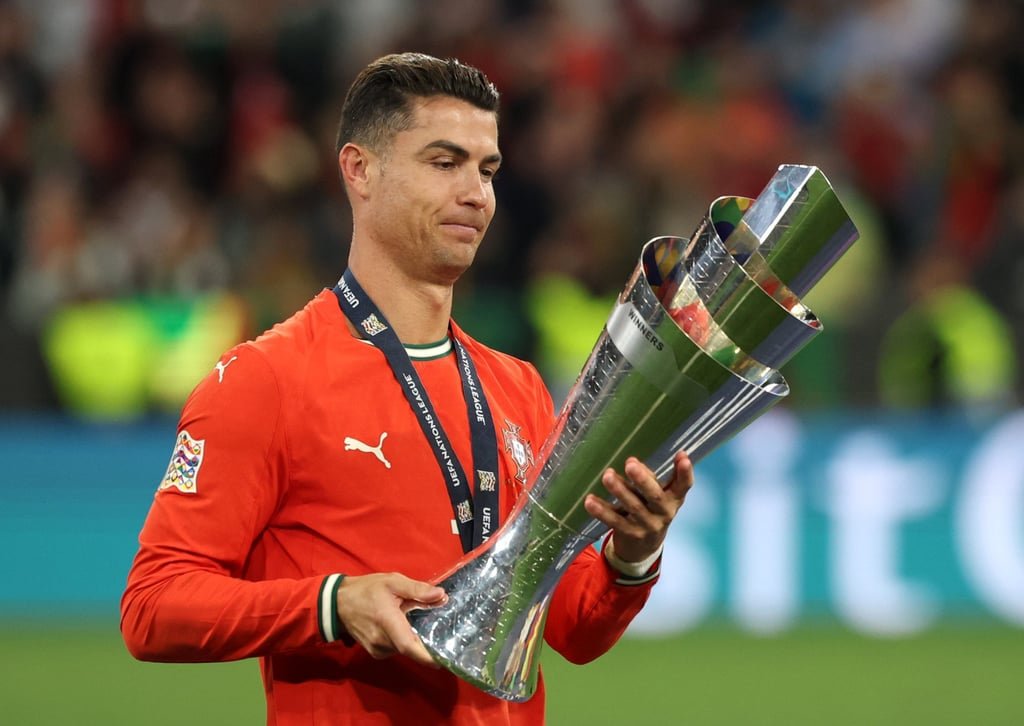 Cristiano Ronaldo won the Nations League with Portugal this month. Photo: dpa