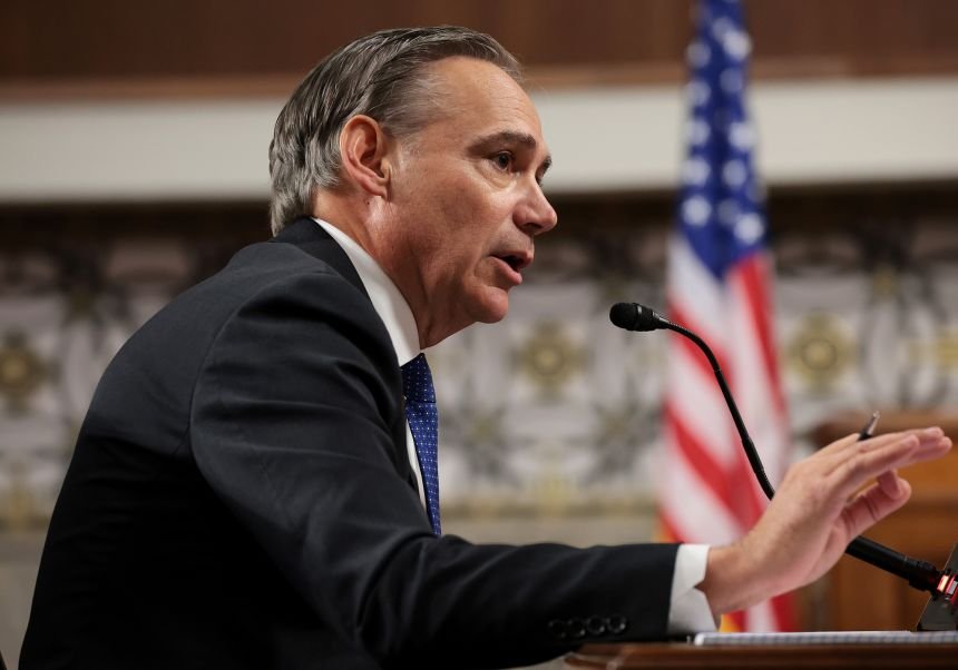 Boeing CEO Kelly Ortberg testifies before the US Senate on April 2, 2025. He has reportedly canceled plans to attend the Paris Air Show this year.