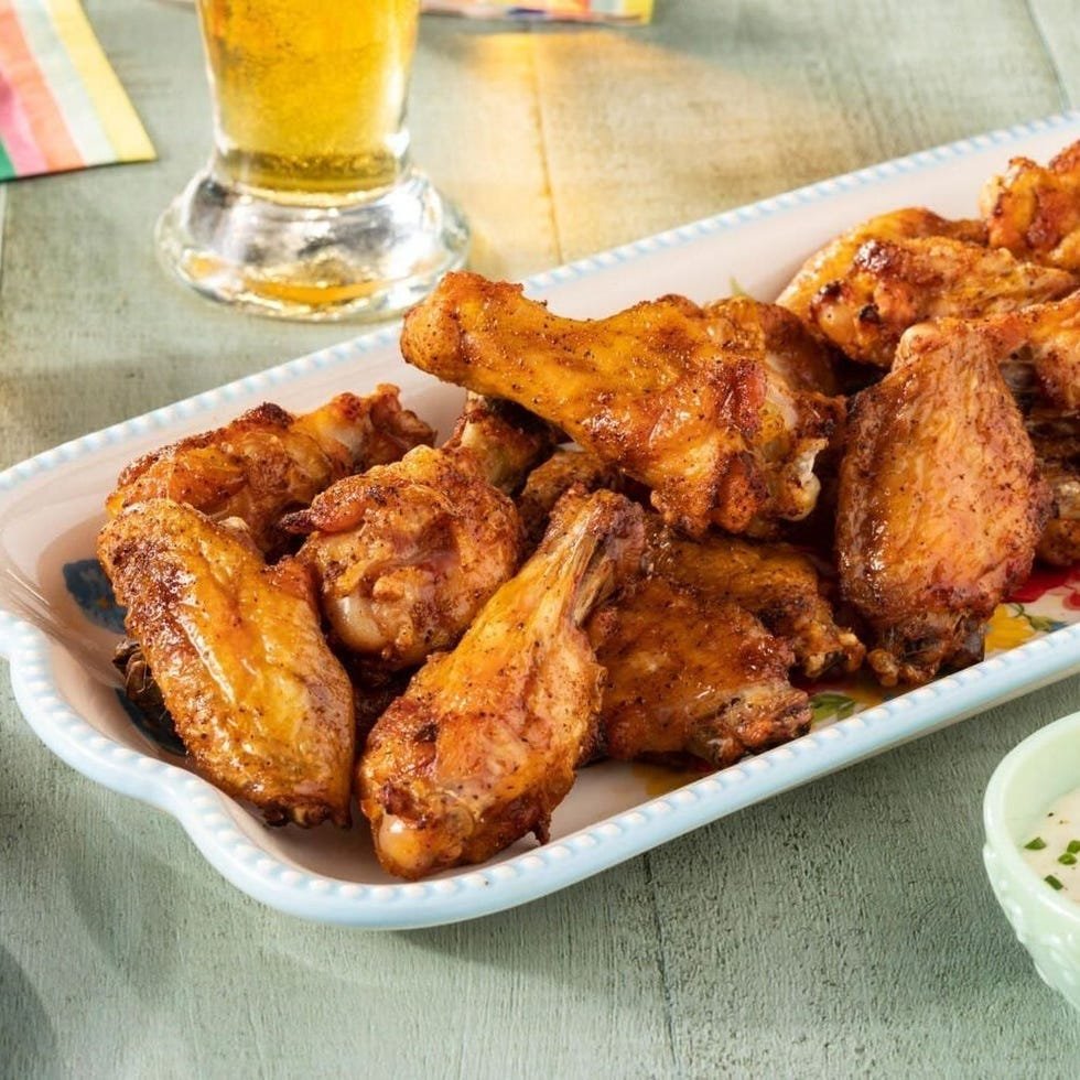 high protein snacks air fryer chicken wings