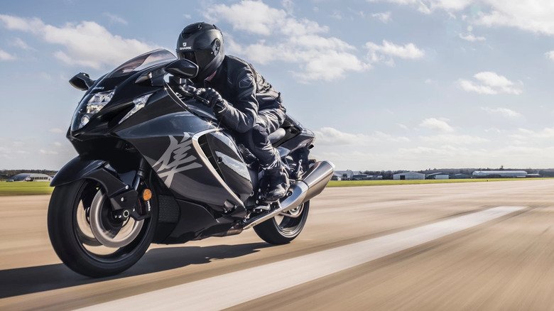 A third-generation Suzuki Hayabusa.