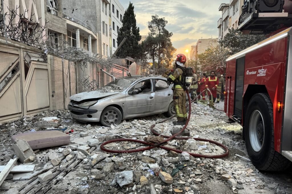Israeli strike Tehran Iran