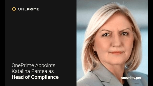 OnePrime Appoints Katalina Pantea as Head of Compliance