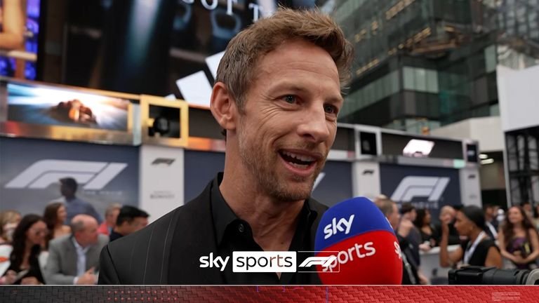 Jenson Button at F1 Movie.