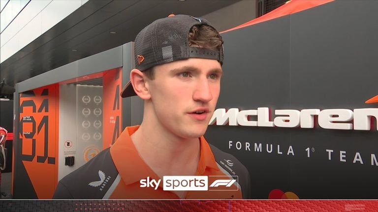 McLaren reserve driver Alex Dunne was buoyant after finishing fourth during opening practice in Austria.