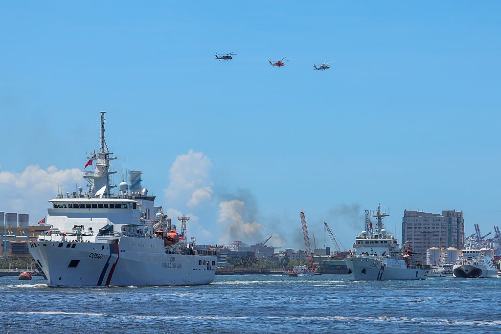 Taiwan Coast Guard holds joint forces drill amid tensions with Beijing
