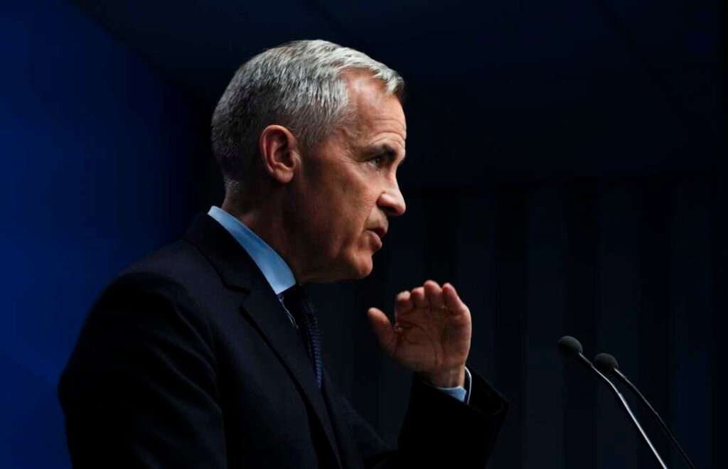 Canadian Prime Minister Mark Carney holds a closing press conference following the NATO Summit in The Hague, Netherlands on Wednesday, June 25.