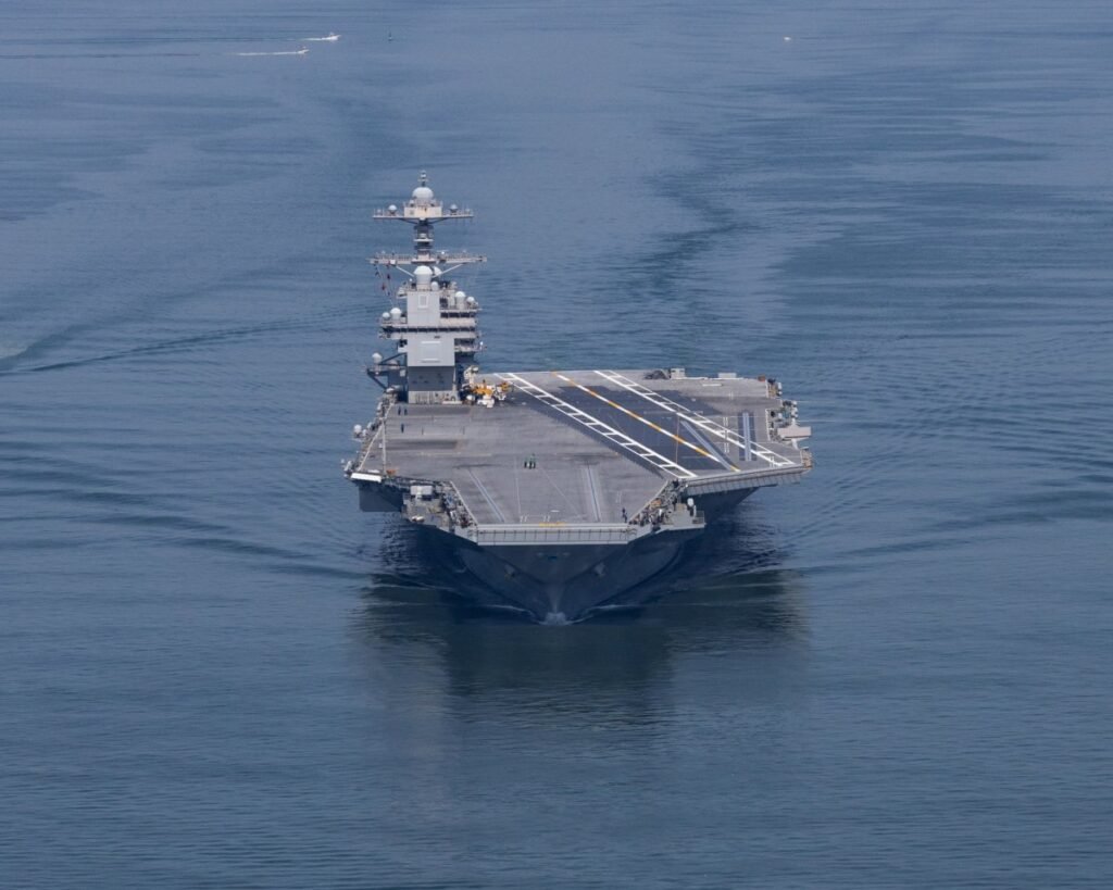 U.S. Deploys Aircraft Carrier Gerald R. Ford