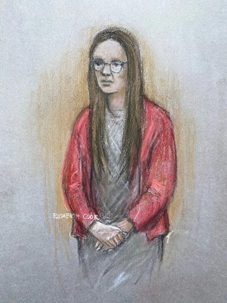 Court artist sketch by Elizabeth Cook of Alice Mackey (Elizabeth Cook/PA Wire)
