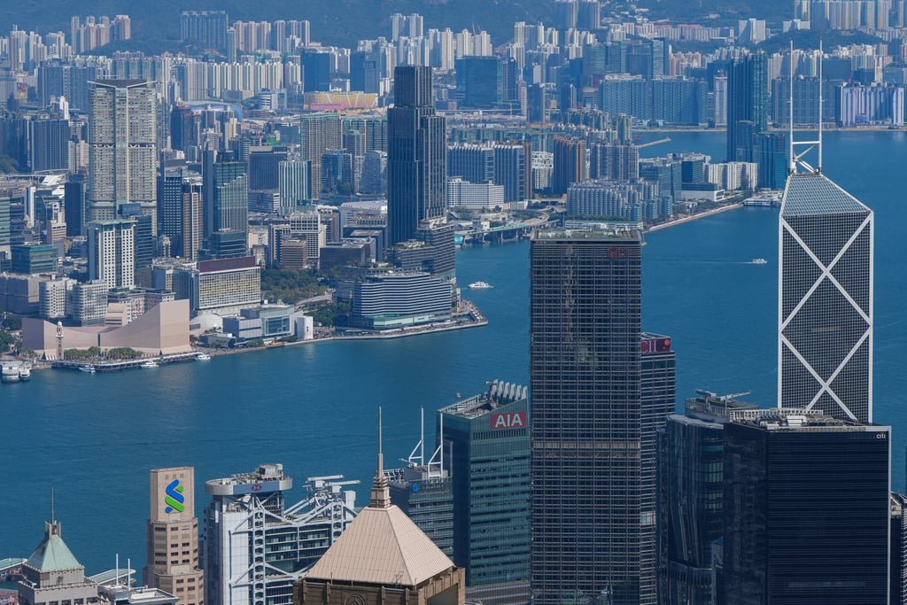 Hong Kong skyline as seen from The Peak. Photo: Sam Tsang