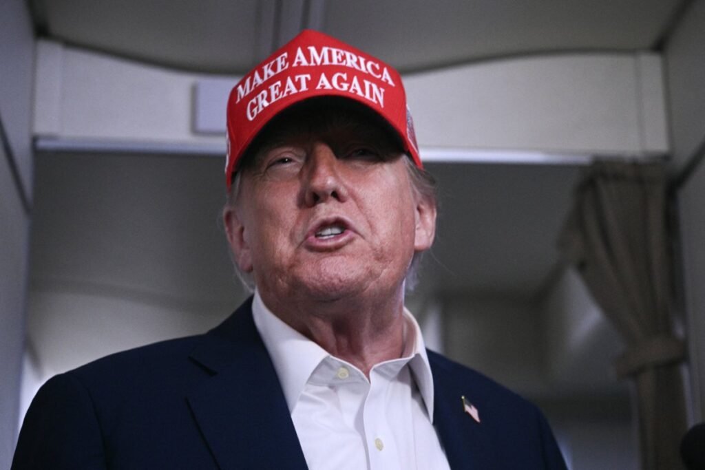 US President Donald Trump