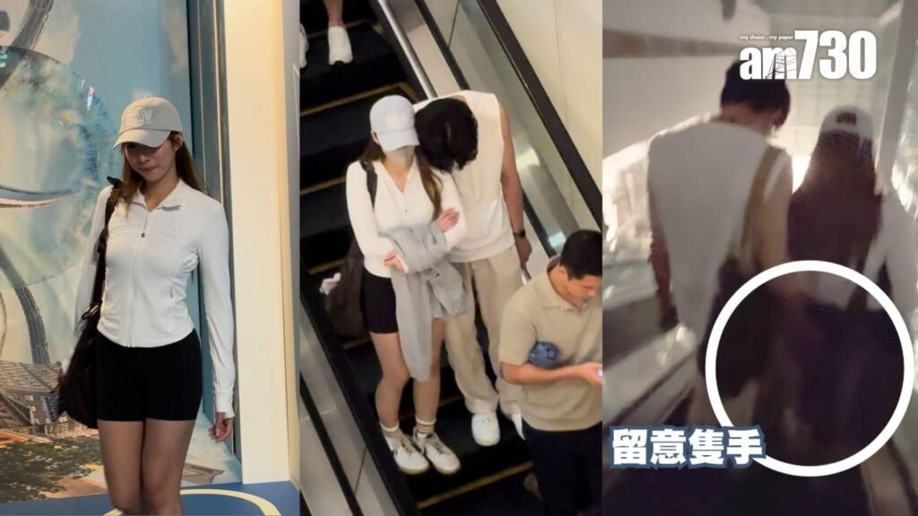 鍾柔美昨晚拍拖睇《神奇4俠：英雄第一步》。 (娛樂組攝)