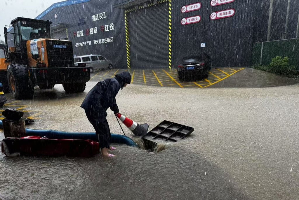 Preparations are underway in Ningbo, Zhejiang, as extreme weather approaches Photo: Handout