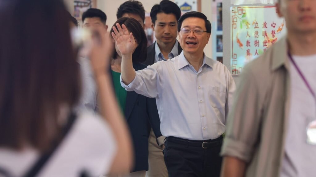 Hong Kong’s John Lee holds first forum to gauge views for coming policy address