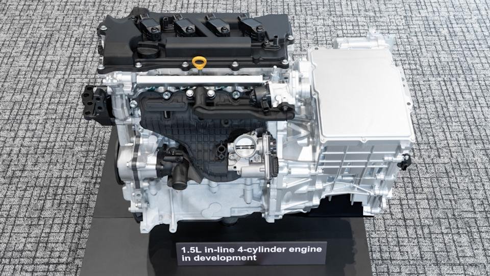 Toyota four-cylinder engine prototypeToyota