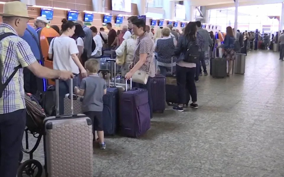 Travel chaos ensued as many flights were delayed or cancelled