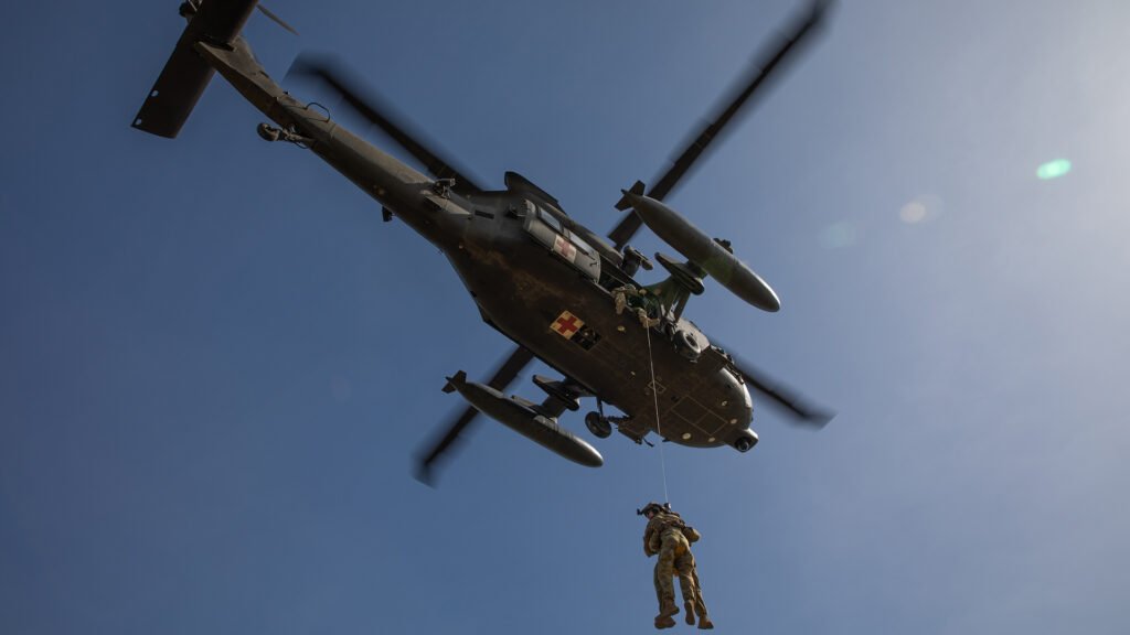 Army hoist training