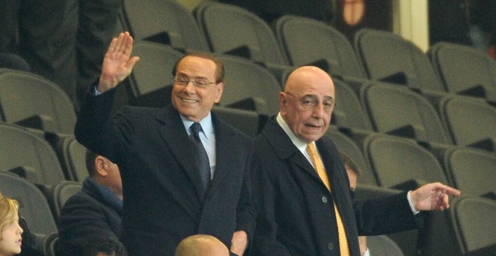 The late Silvio Berlusconi worked alongside Adriano Galliani at Milan and then Monza (Pier Marco Tacca/Getty Images)
