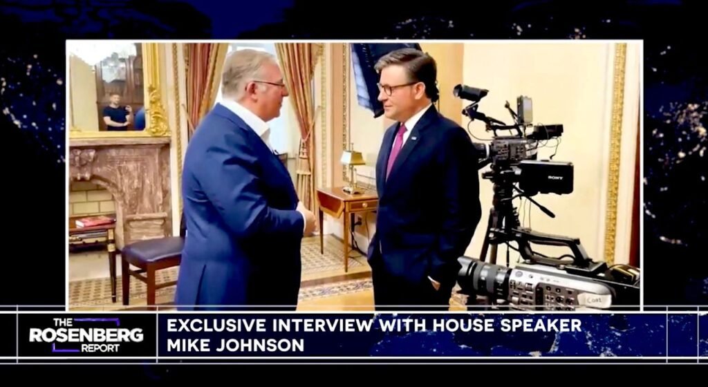 Speaker Johnson to ALL ISRAEL NEWS: Threat of war with China is real – ‘very dangerous time’ – we must be ‘prayerful’ as Trump tries ‘heroically’ to deescalate tensions over Taiwan & trade