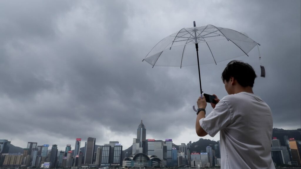 Hongkongers told to brace for hail as city upgrades rainstorm warning to red